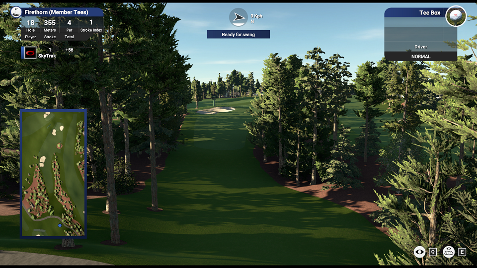SkyTrak+ Commercial Grade Golf Simulator Impact Screen Package | 31 World-Class Courses & 4K Projector