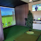 BYO Launch Monitor Impact Screen Simulator Package - Home Golfing Freedom