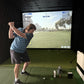 Impact Screen Stand Alone Golf Simulator - 24/7 Golf - High-Quality Commercial Grade